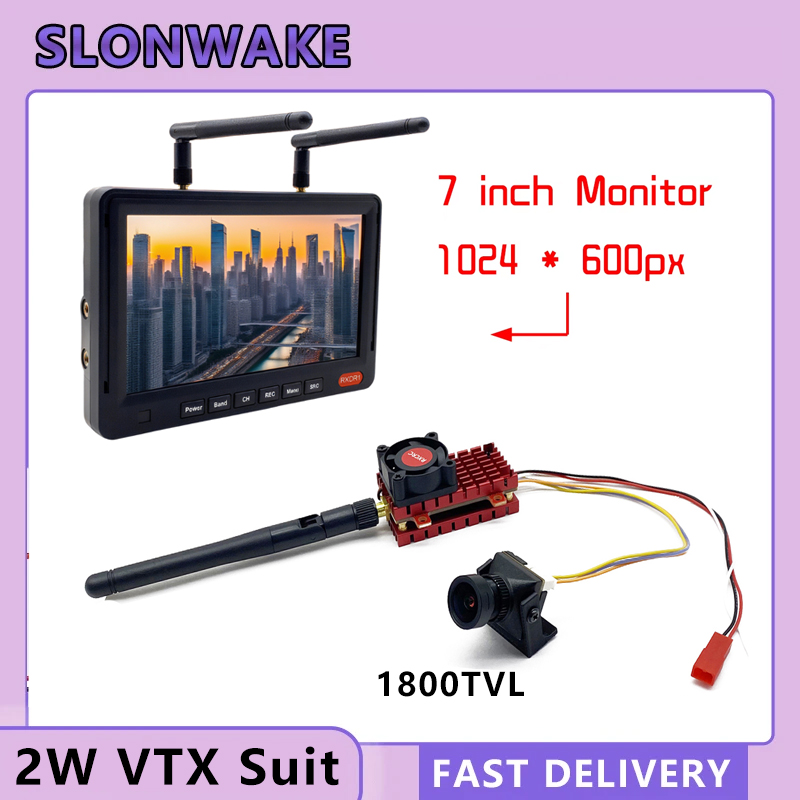 Drone Rc Plegable - كاميرا SLONWAKE 5.8G 2W VTX FPV