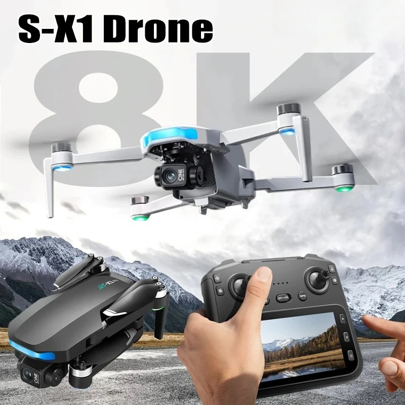 Drone Rc Plegable - طائرة بدون طيار S-X1 الأصلية بدقة