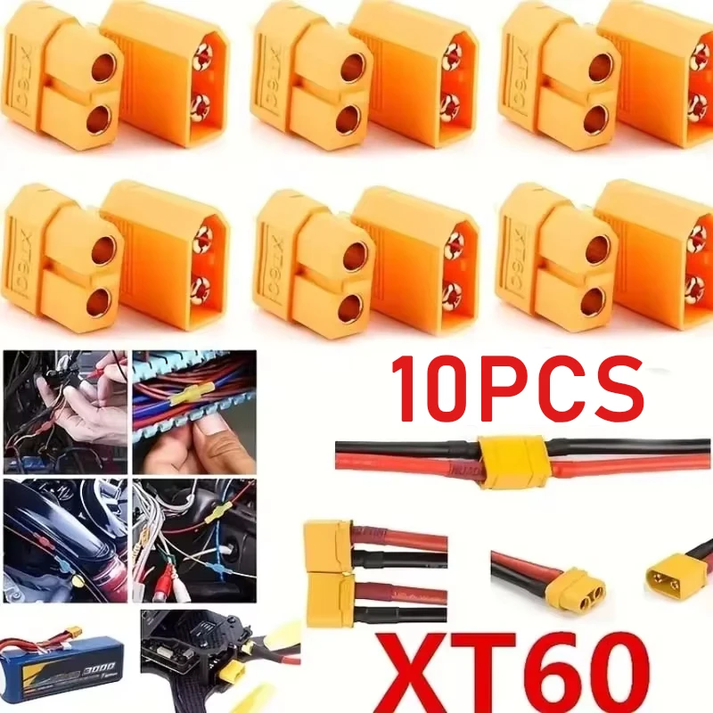 موصلات XT60 XT-60 ذكر وأنثى، و - مراجعة Drone Rc Car Hybrid وسعره