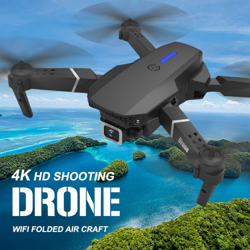 E88pro الطائرة بدون طيار المهن - مراجعة Drone Rc Plegable وسعره