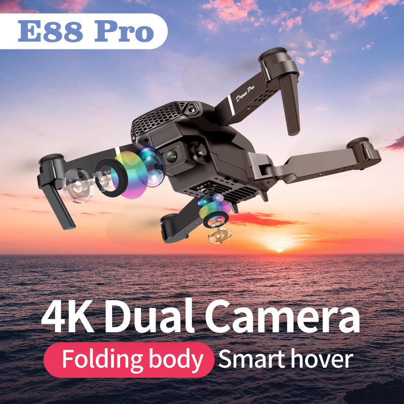 E88pro الطائرة بدون طيار المهن - مراجعة Drone Rc Plegable وسعره