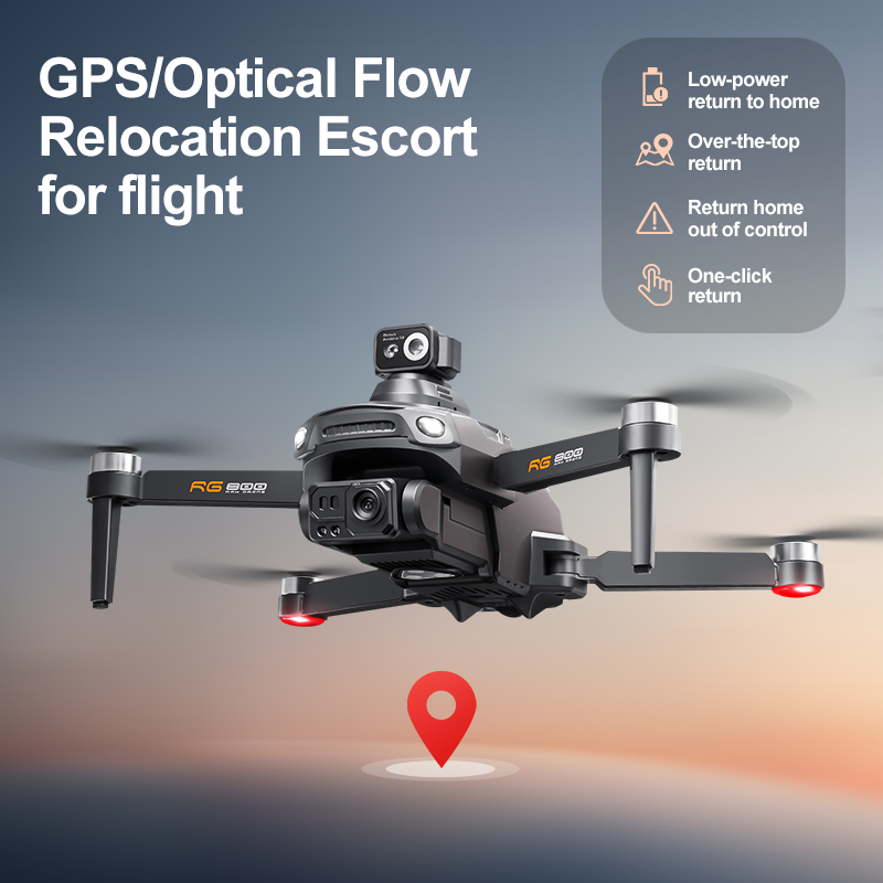 طائرة بدون طيار RG800 MAX مع ن - مراجعة Drone Rc Plegable وسعره