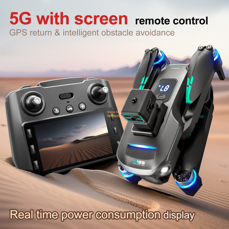 8K كاميرا مزدوجة 5G WIFI FPV ا - مراجعة Drone Rc Plegable وسعره